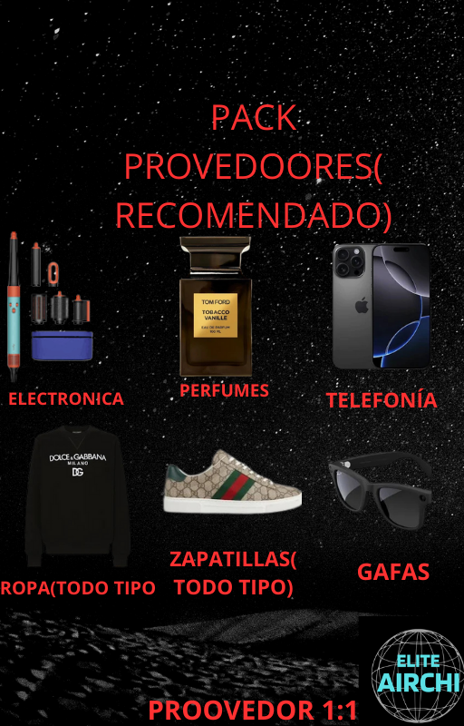 PACK(MEJORES PROOVEDORES DEL MERCADO)